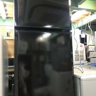 2ドア冷蔵庫　Haier １０６Ｌ　黒　中古　愛知岡崎