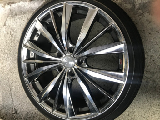 値下げ　レオニス19インチ8.0J インセット38 pcd114.3