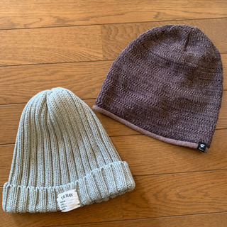 ニット　帽子　キャップ２個　⭐︎ オールシーズン使えます