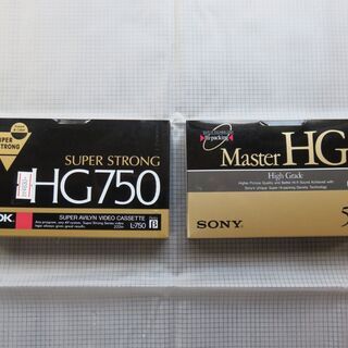新品・未使用 VHS-C、β、Hi8ビデオテープの画像
