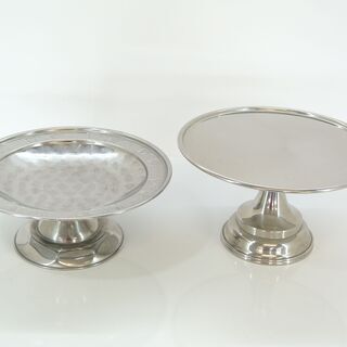 ステンレス製 ケーキスタンド デザートスタンド 2種 Yukiwa