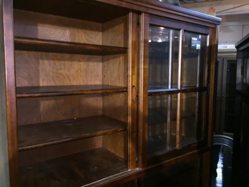 JF01157 民芸調家具 食器棚