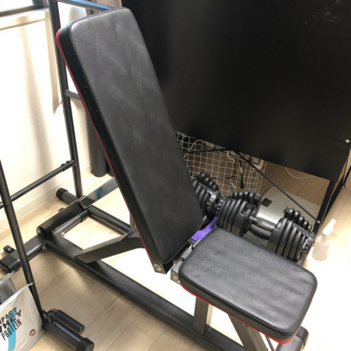 可変ダンベル40kg2個＋ベンチ(角度変更可能) ウエイトトレーニングセット