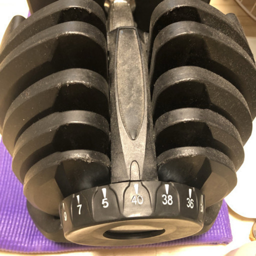 可変ダンベル40kg2個＋ベンチ(角度変更可能) ウエイトトレーニングセット