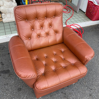 一人掛け応接ソファー　中古　リサイクルショップ宮崎屋20.1.5の画像