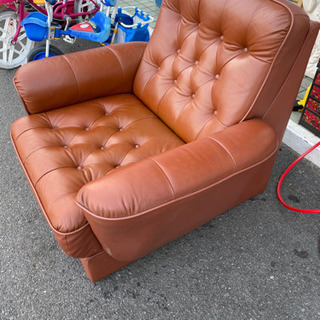 一人掛け応接ソファー　中古　リサイクルショップ宮崎屋20.1.5の画像