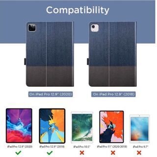 新品★ iPad Pro 12.9 ケース 2020 手帳型　ワ...