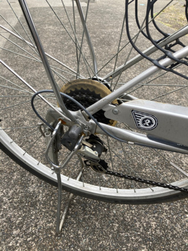 中古27インチ6段変速自転車