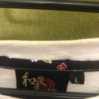 和柄　長袖Tシャツ　4の画像