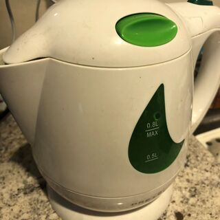 【370円】DRETEC 電気ケトル 0.8L【格安でお譲りします】