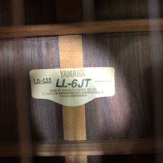 【ヤマハ】アコースティックギター LL-6JTの画像