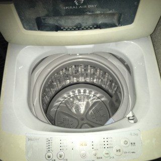 haierの4.2kg洗濯機です！の画像