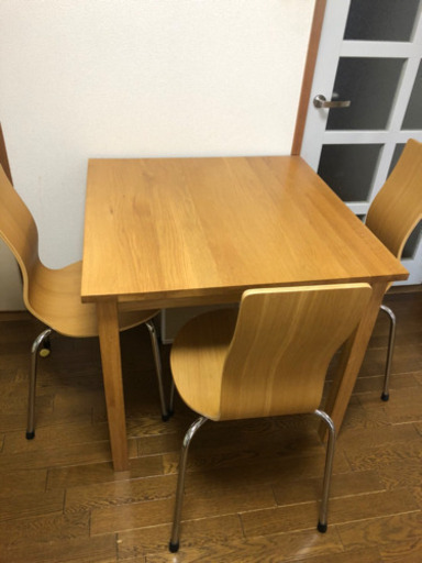 (取引先決まりました)無印良品　ダイニングテーブルセット