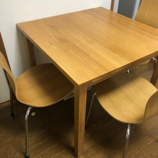 取引先決まりました)無印良品 ダイニングテーブルセット