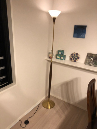 【高級照明器具】ヤマギワ　フロアスタンドライト　スマート電球付けます