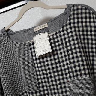 新品4Lギンガムチェックパターンワンピースの画像