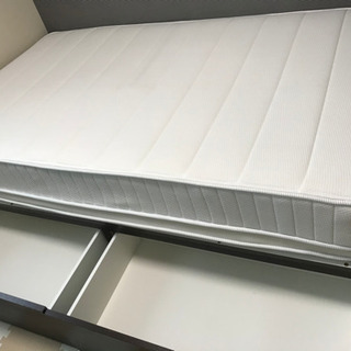ニトリセミダブルベッド　マットレスのみでも可/売約済みの画像
