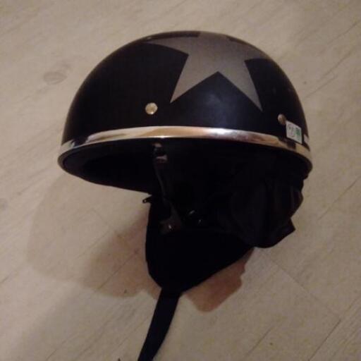 バイクヘルメット黒　明日まで