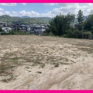 🏡安芸郡熊野町中溝5丁目　売土地　建築条件なし、広々敷地1…