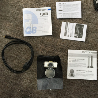 zoom Q8 ビデオレコーダー　MSH-6 MSマイクカプセル　の画像