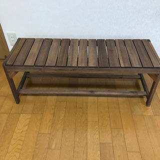 木製ガーデンベンチ