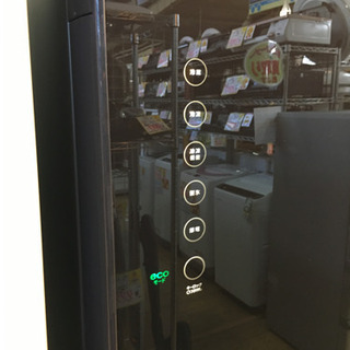 美品 2017年製 TOSHIBA 363L冷蔵庫 クリスタルドア ガラス扉 GR