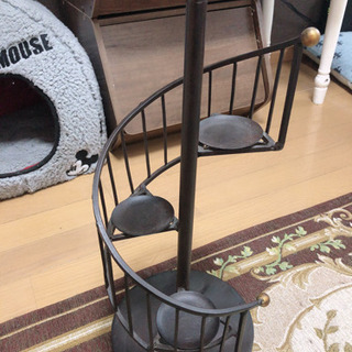螺旋階段状　キャンドルスタンド