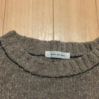 レディース 親指穴開きニットセーターの画像