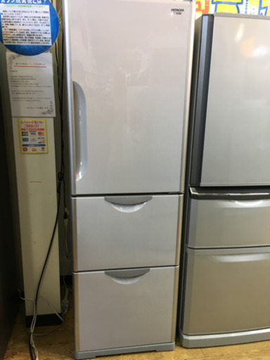 美品 2014年製 HITACHI 302L冷蔵庫 真空チルドV 省エネインバーター R-S300DMV 日立