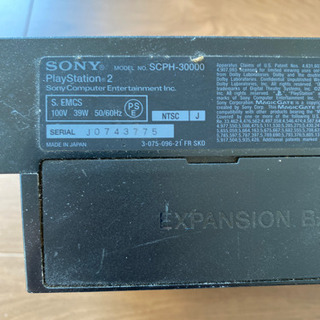 【ジャンク】PS2 本体セット　SCPH-30000の画像