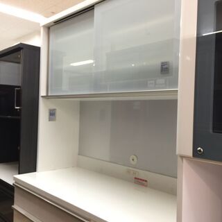 2枚扉レンジボード　ホワイト　【トレファク岸和田店】