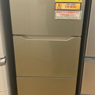TWINBIRD製☆2019年製3ドア冷蔵庫☆1年間保証付き☆近隣