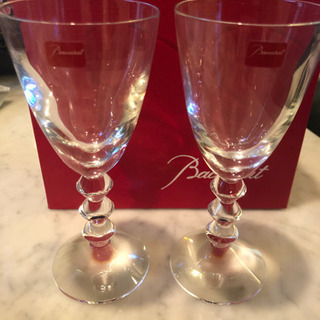 未使用品]Baccarat バカラ ワイングラス2客ベガ ペアセット