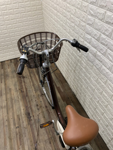 ブリジストン　assista ブラウン　新基準　電動アシスト自転車