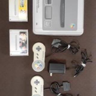 《引き取り限定》スーパーファミコン本体、カセット２本