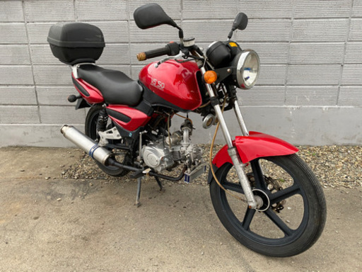 ☆VS50.フルサイズバイク^_^シートやプラグなど新品交換！イロイロ整備して快調です！50cc原付☆ネイキッドバイク☆