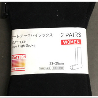   【購入時価格1089円】☃️半額以下☃️ヒートテック ハイソックス レディース☃️新品、未使用☃️ ヒートテックなので暖かいですの画像