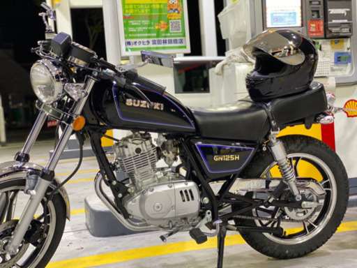 GN125H。走行距離4100キロ。状態良し。起動良好。セル１発。