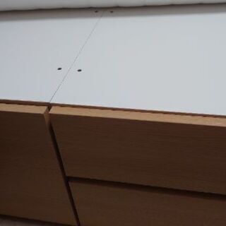 ニトリのシングルベッドの画像