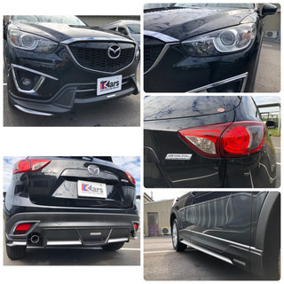 CX-5 XD Lパッケージ ケンスタイルエアロ 純正ナビ フルセグ バックカメラ Bluetooth ETC 純正19インチアルミ の画像