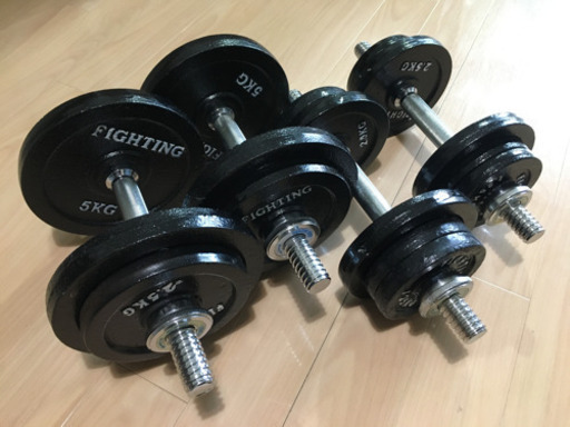 ダンベルセット合計60kg - ファイティングロード