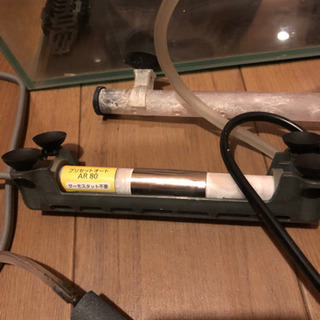 水槽セット！エア、ヒーター、水質浄化装置等の画像