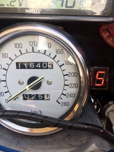 シフト ポジションインジケーター YAMAH XJR1200～1300全年式V