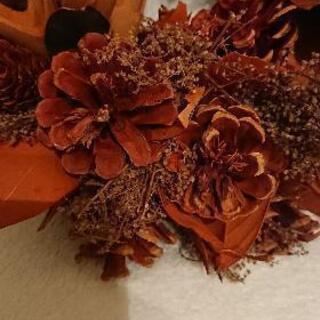 ドライリース　フラワーリースの画像