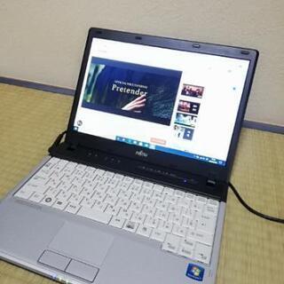 富士通　 Windows10 office付き　すぐ使える/使えやすいノートPC 格安ノートパソコン】FUJITSU Windows10 セットアップ済み すぐ使える