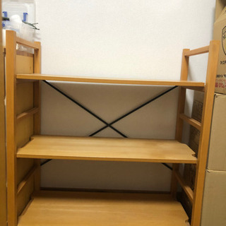 (取引先決まりました)無印良品　木製シェルフ