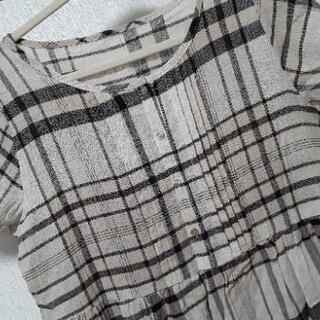 【新品】LLギンガムチェック ワンピースの画像