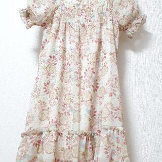 Lサイズ　柄ワンピース