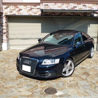 検査3年7月A6 2.8FSIクワトロSラインプラスPKG後期型 サンルーフ/黒革/HDDナビ/地デジ/BOSE/バックカメラ/アドバンストキー/パドルシフト/ETCの画像