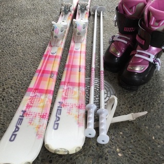 ジュニア スキーセット HEADスキー板 ブーツ ※ストック無し